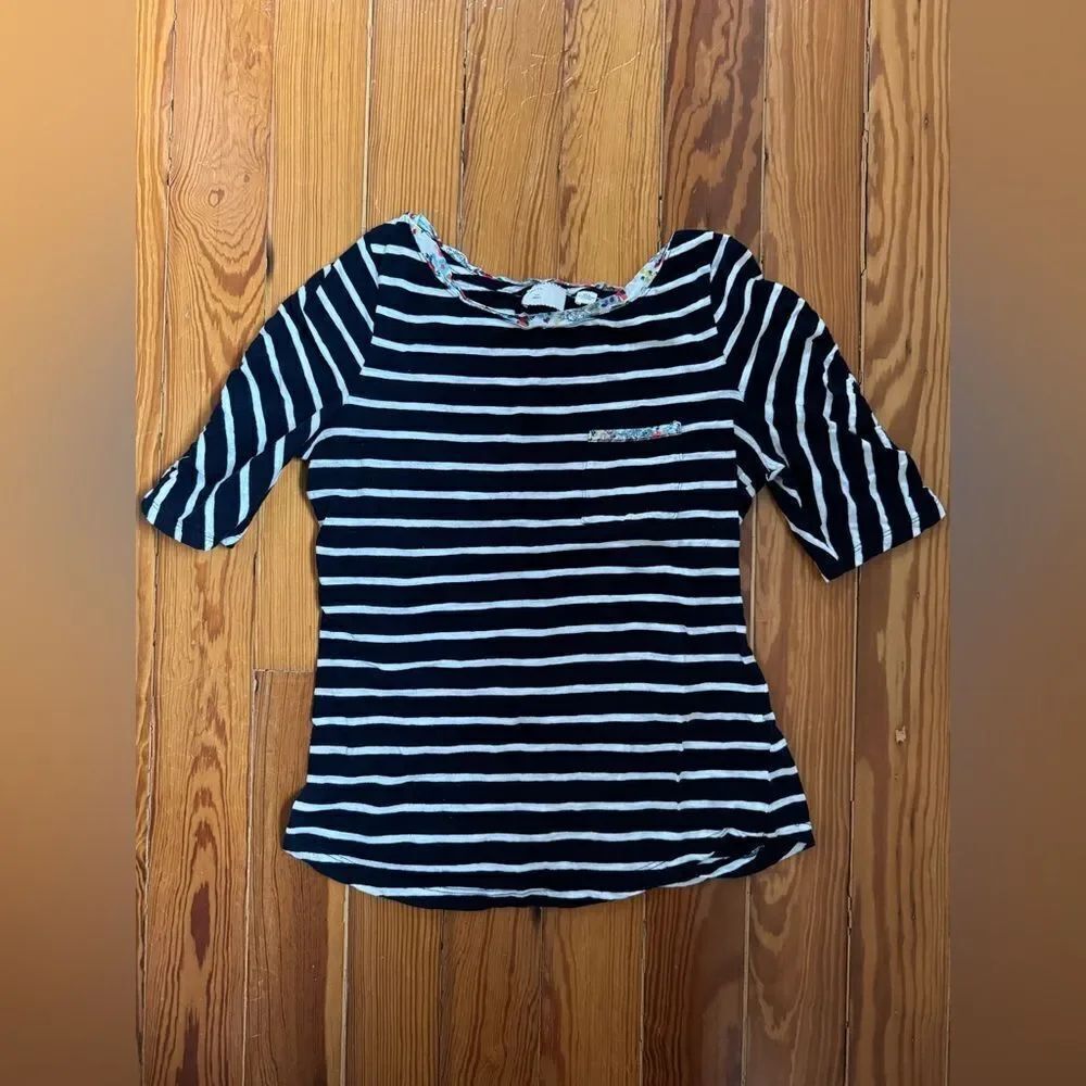 Anthropologie Postcard Striped Top